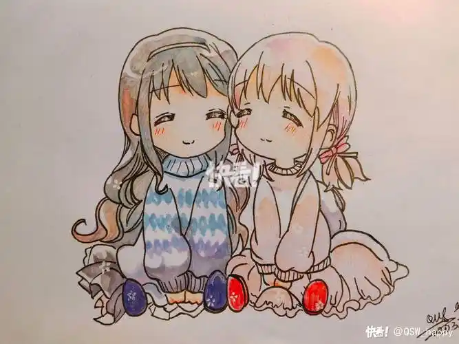 两个阔爱小姐妹😍😍