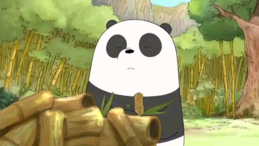 咱们是裸熊,孤独的胖达!有点可怜