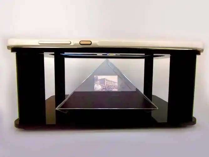 塔山煤矿公司工会手机diy全息投影微党课