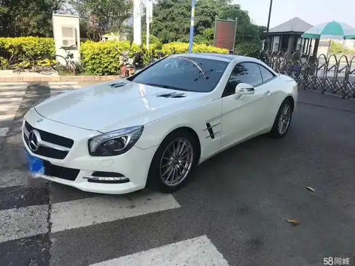 奔驰sl级 2013款 sl 350 时尚型-车况精品 福州二手奔驰sl级 白