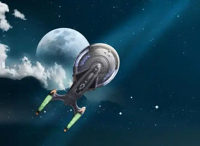 影视级科幻舰艇太空宇宙飞船航天飞机未来飞行器星际战舰ufo