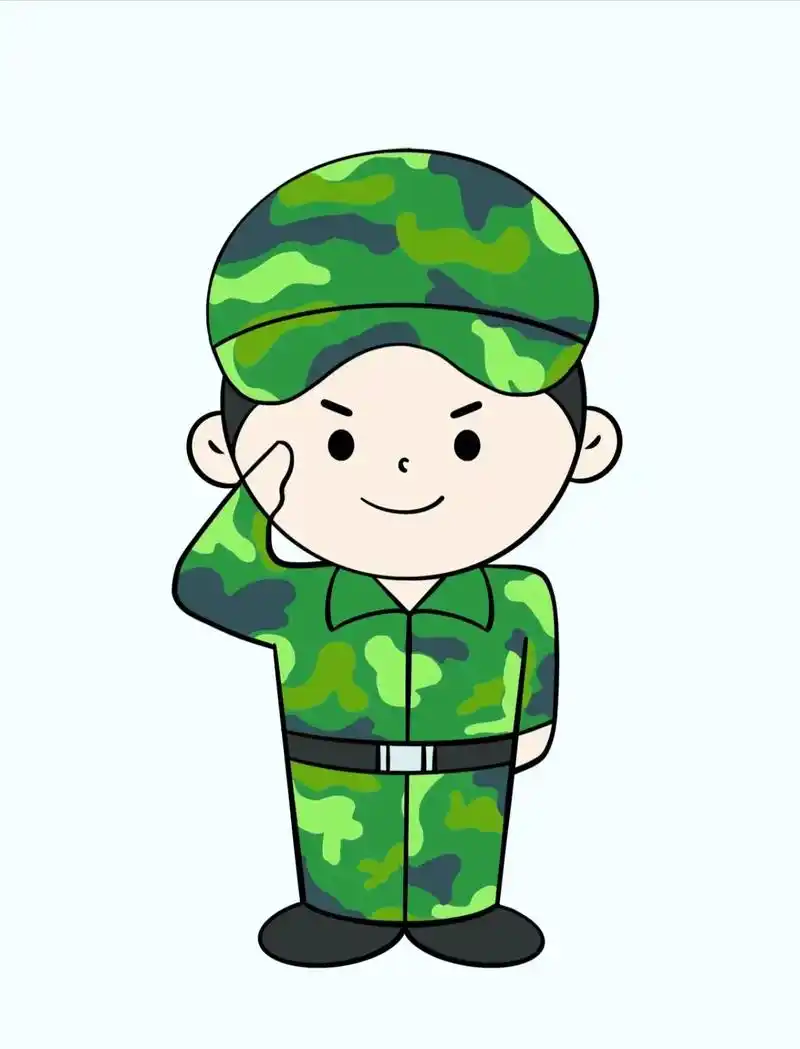 人物简笔画.#创作灵感 人物简笔画,稍息,立正,站好人物简笔 - 抖音