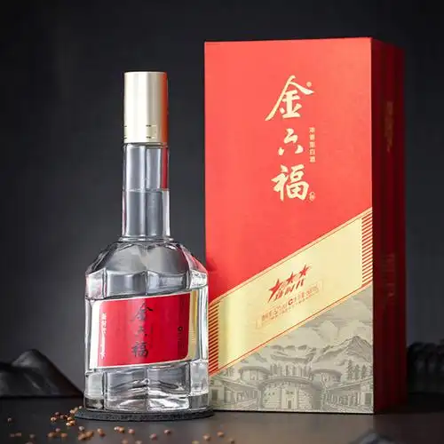 金六福新时代三星52度500ml单瓶浓香型粮食酒整箱白酒固态法酿造优级