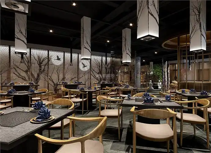 秋食烤肉店工装装修设计案例