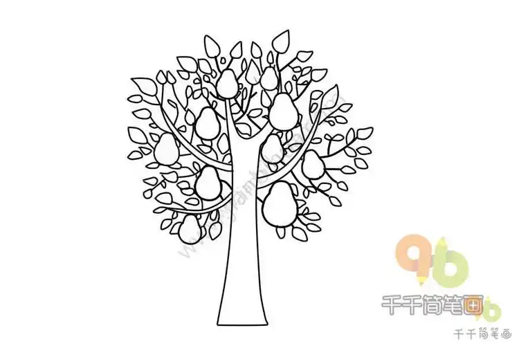 树木简笔画大全简单易学