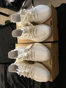 阿迪达斯椰子350白冰淇淋2.0 全新官网正品,有购买记录