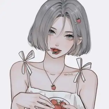 侧脸头像女生高冷霸气动漫