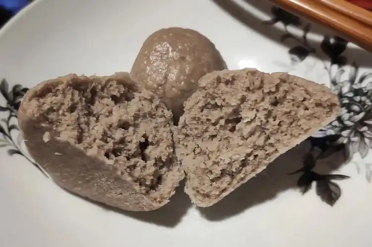 无麸质荞麦馒头荞麦豆沙包