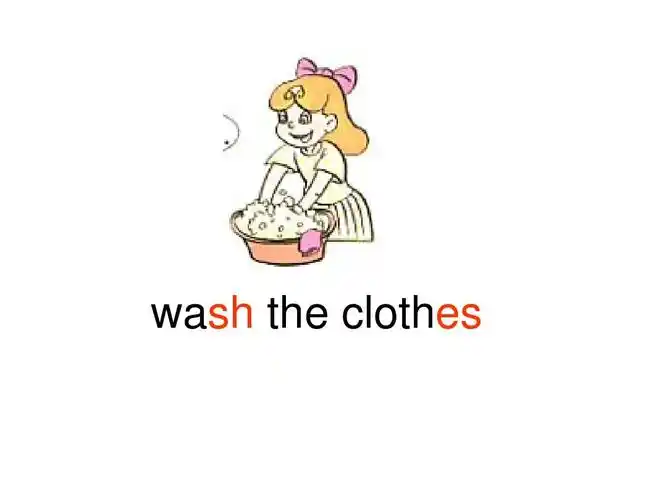 wash the clothes