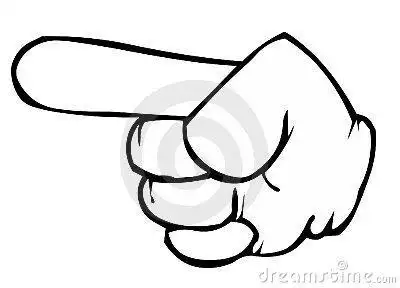 用手指的简笔画