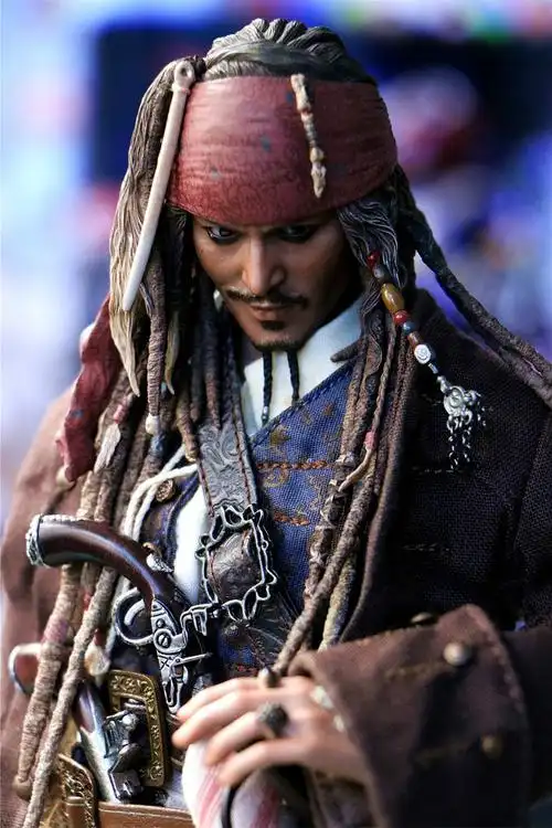 hottoys ht dx06 加勒比海盗 jack sparrow 杰克船长