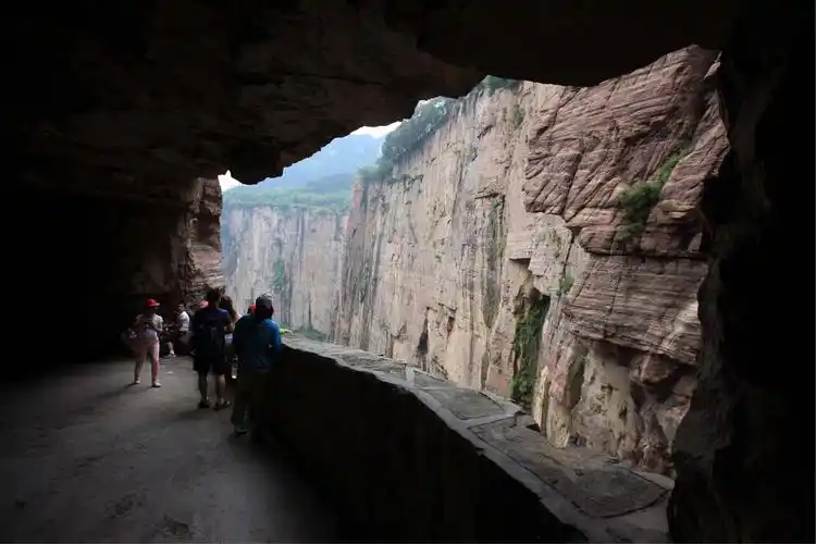 挂壁公路,河南新乡万仙山景区,郭亮村!