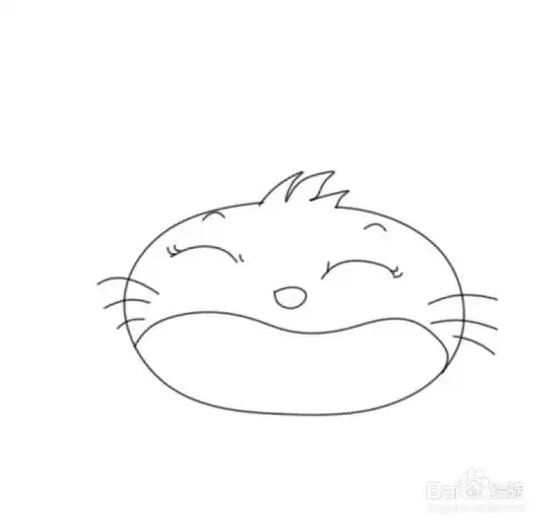 简笔画--q版大口吃胡萝卜的兔子