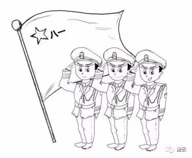 海陆空三军儿童简笔画
