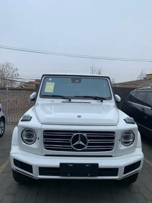 北京奔驰店g500 白色实拍 解析推荐图解