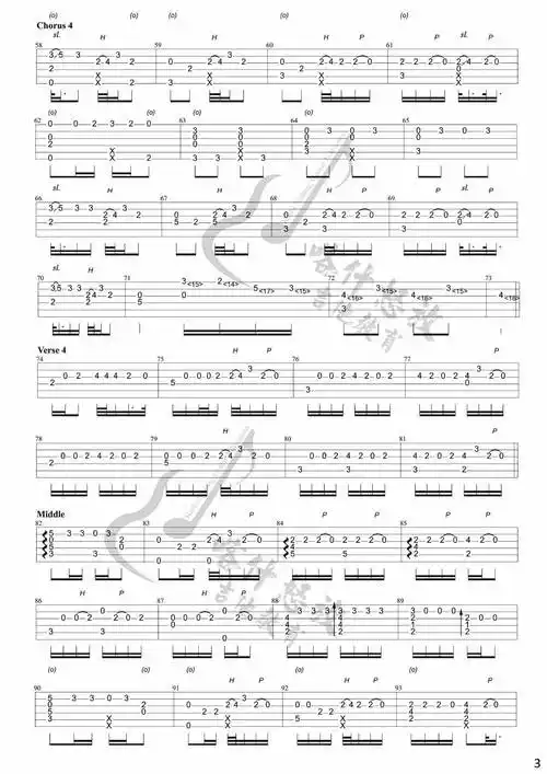 7 years吉他指弹谱 原调六线谱_喀什怒放吉他编配_lukas graham-看谱