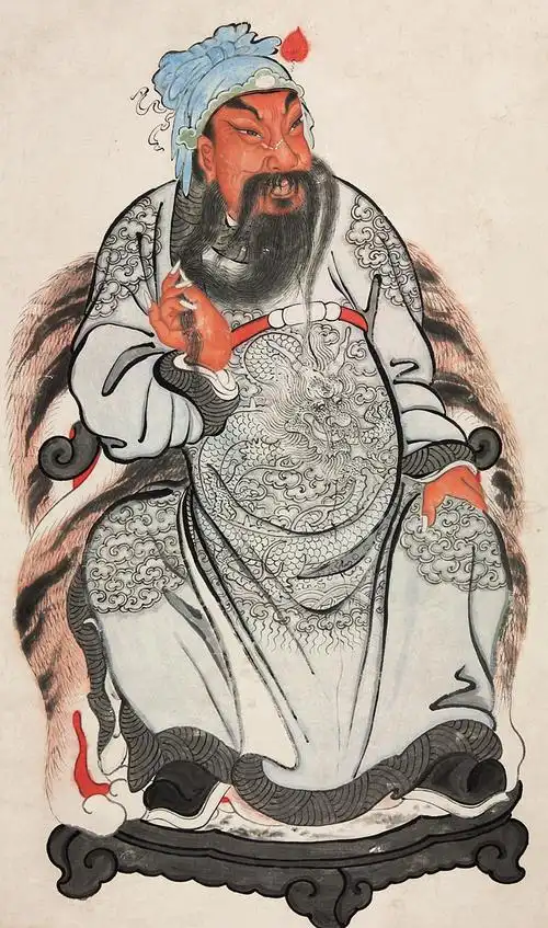 佚名 关公像 立轴