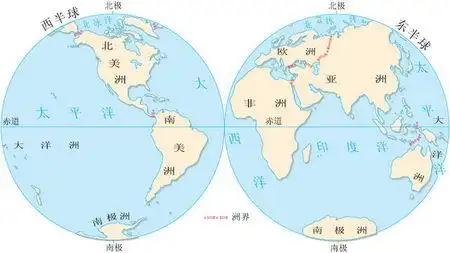 七大洲轮廓各像什么