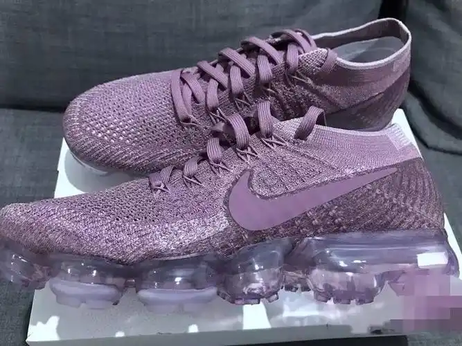 耐克 大气垫 nike vapormax flyknit 紫罗兰 849557-500开箱 两双