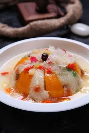 养生南瓜八宝饭