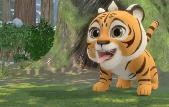 熊出没:赵琳小分队找到虎妞的孩子了,真是跟虎妞长得一模一样啊