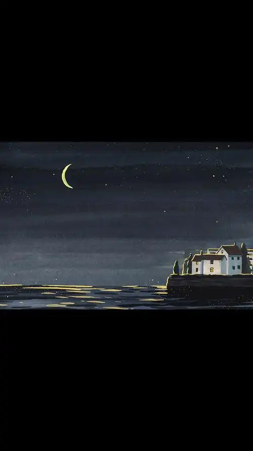 唯美意境手绘插画手机壁纸