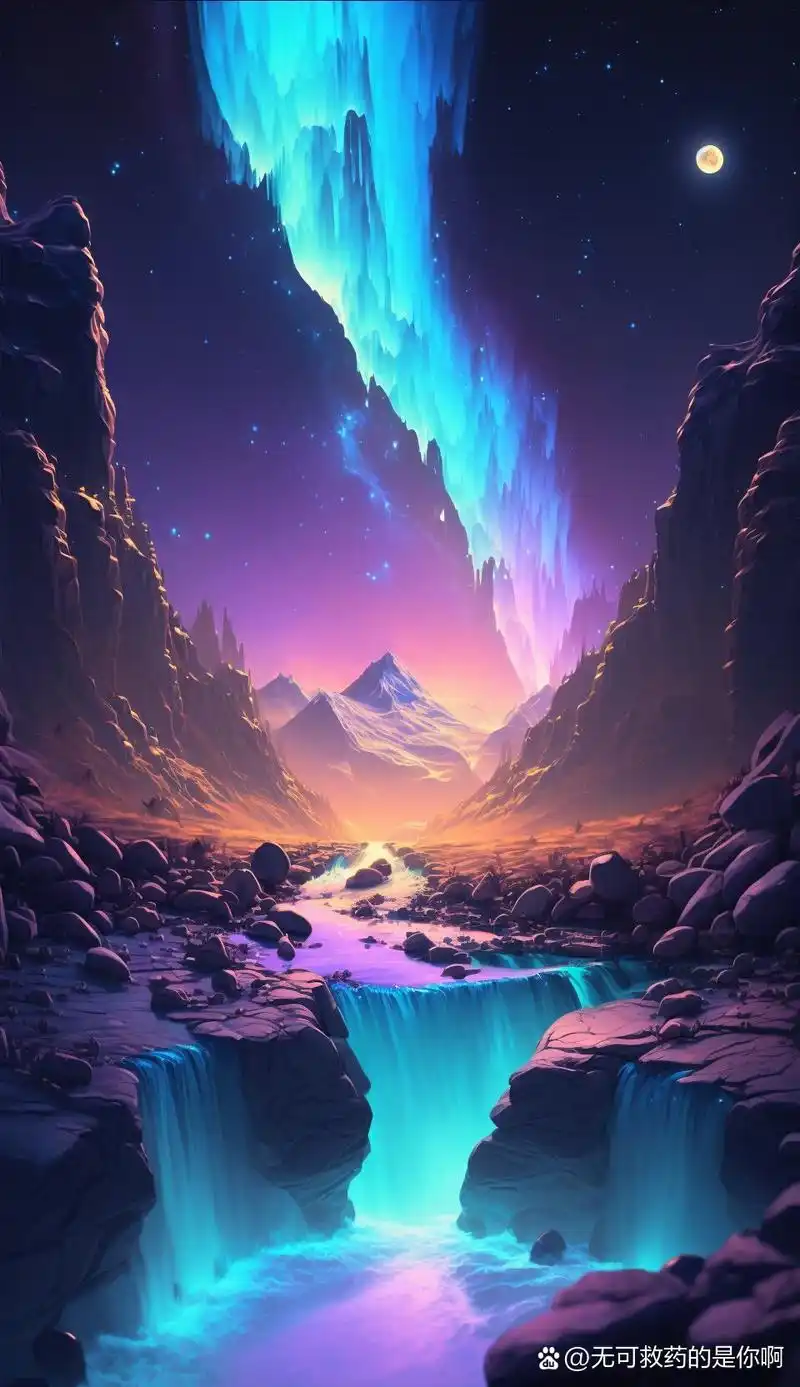 最美克莱因蓝丁达尔星空壁纸#壁纸