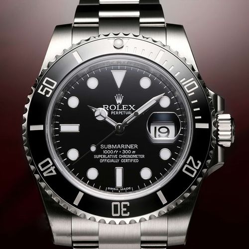 劳力士黑水鬼后镶钻复刻手表价格