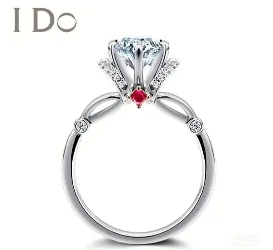 ido钻戒出新款啦真我公主钻戒