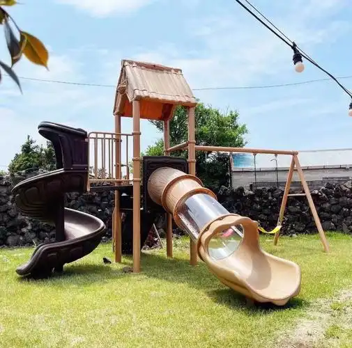 无动力游乐设备生产厂家户外大型滑梯定制