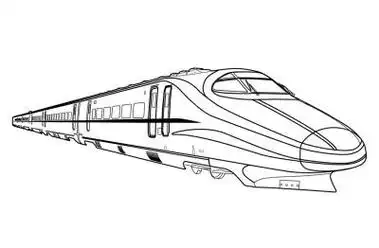 动车组简笔画步骤