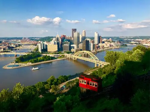 美国匹兹堡华盛顿山俯瞰和夜景(2017-07-15)