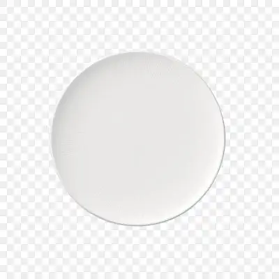 蓝色青花瓷盘子png素材元素水彩神话故事盘古开天辟地插画盘子高端