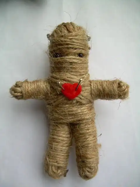 负心巫小人诅咒娃娃降头符咒蛊小人符扎挂件?系草人打汉毒