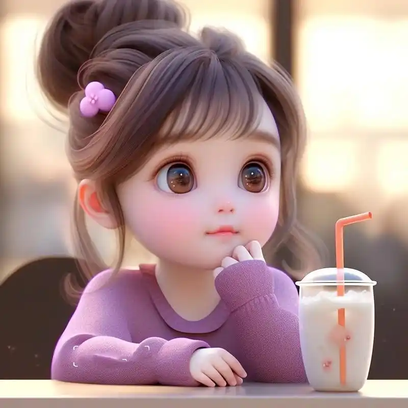 奶茶女生头像 95我比水还干净的走心文案95 "以欢喜心,慢度日常