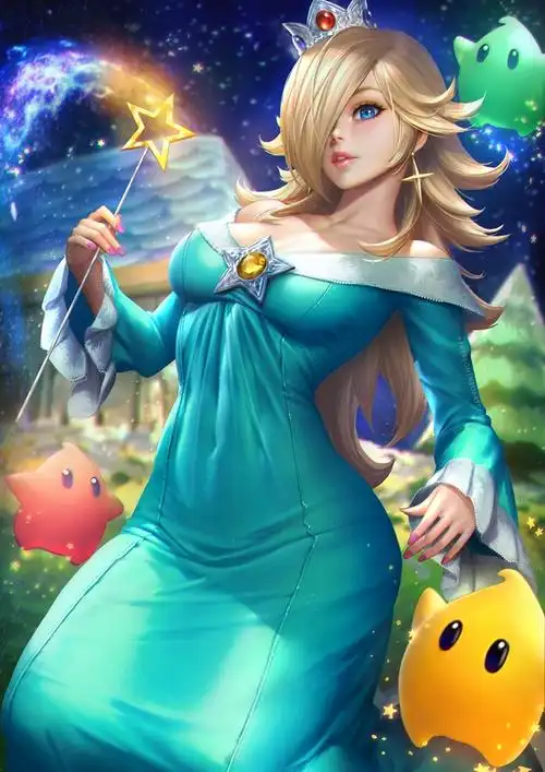 2k手机罗洁塔 rosalina_任天堂游戏系列马里奥系列配角hi-resneoartco