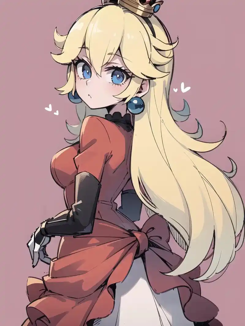 童年女神桃子公主.#超级马里奥 #桃子公主 #同人 - 抖音