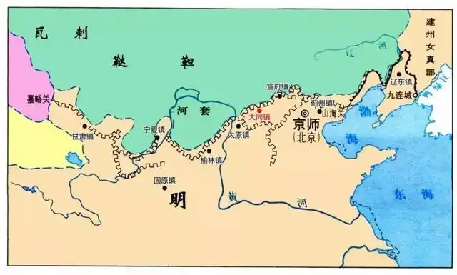 八达岭是万里长城的一部分,蜿蜒于崇山峻岭之间,十分雄伟壮观.