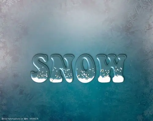 关键词:雪花字体 雪花 透明字体 海报 标题 雪 设计 文化艺术 其他