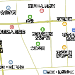 地图_中国内蒙古自治区鄂尔多斯市东胜区幸福街道办事处高清卫星地图