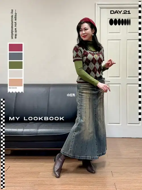 牛仔裤改牛仔裙被我穿出了一贫如洗的感觉