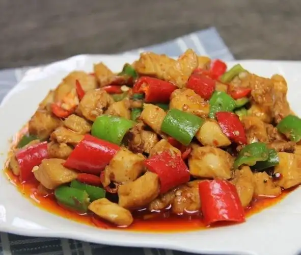爆炒鸡丁图片