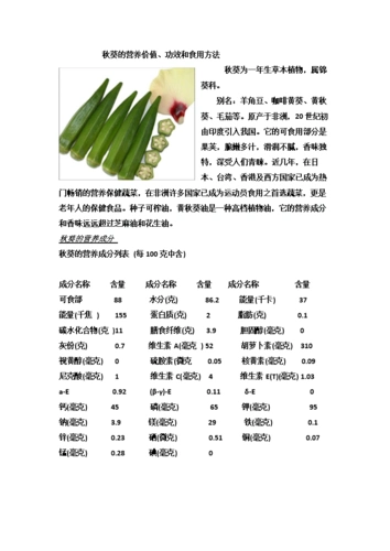 秋葵的营养价值[精选].doc