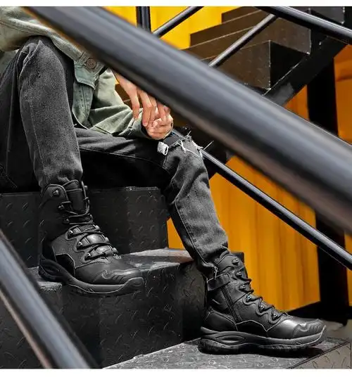 歌洛弥狄(gilormdi)品牌21新式作战靴男新式作战靴轻便耐磨沙漠靴防滑