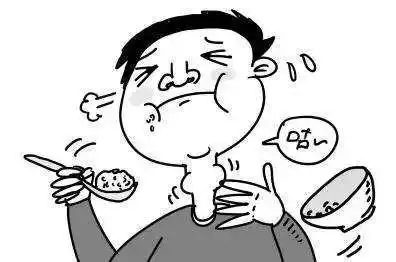 表示饱的简笔画