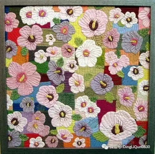 拼布作品一些漂亮的花被子作品欣赏