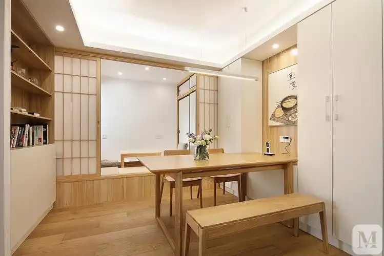 日式餐厅背景墙装修效果图