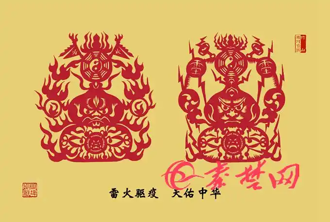 湖北非遗传承人竹山小伙周坤用剪纸传递战疫力量