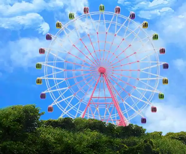 天鸿景区游乐园经典大型游乐设备66米摩天轮