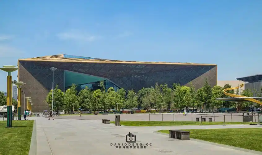 成都市博物馆新馆-建筑外观(邓俊涛建筑空间摄影)